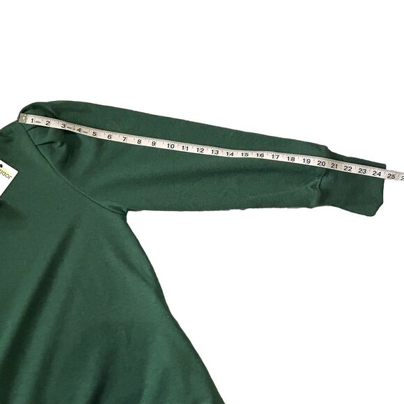 Jodifl Dress Midi Sweatshirt Womens M Green Long Sleeve Crewneck - Picture 6 of 10